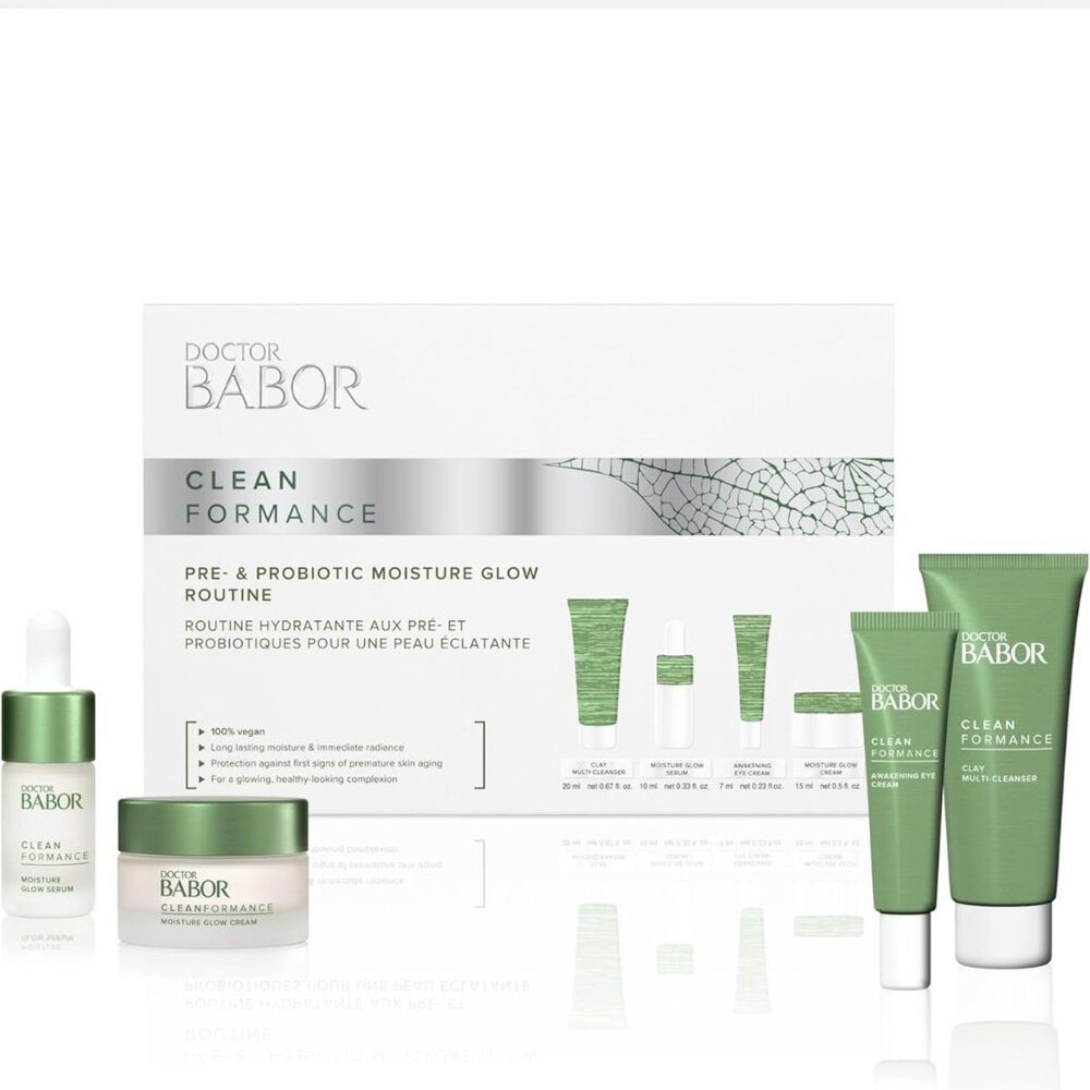 BABOR Pre- and Pro-Biotic Moisture Glow Routine Set (NIB)